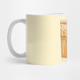 Orange Yellow Moroccan Tea Cup - ATAY Cup - Traditional Moroccan Tea Cup Mug